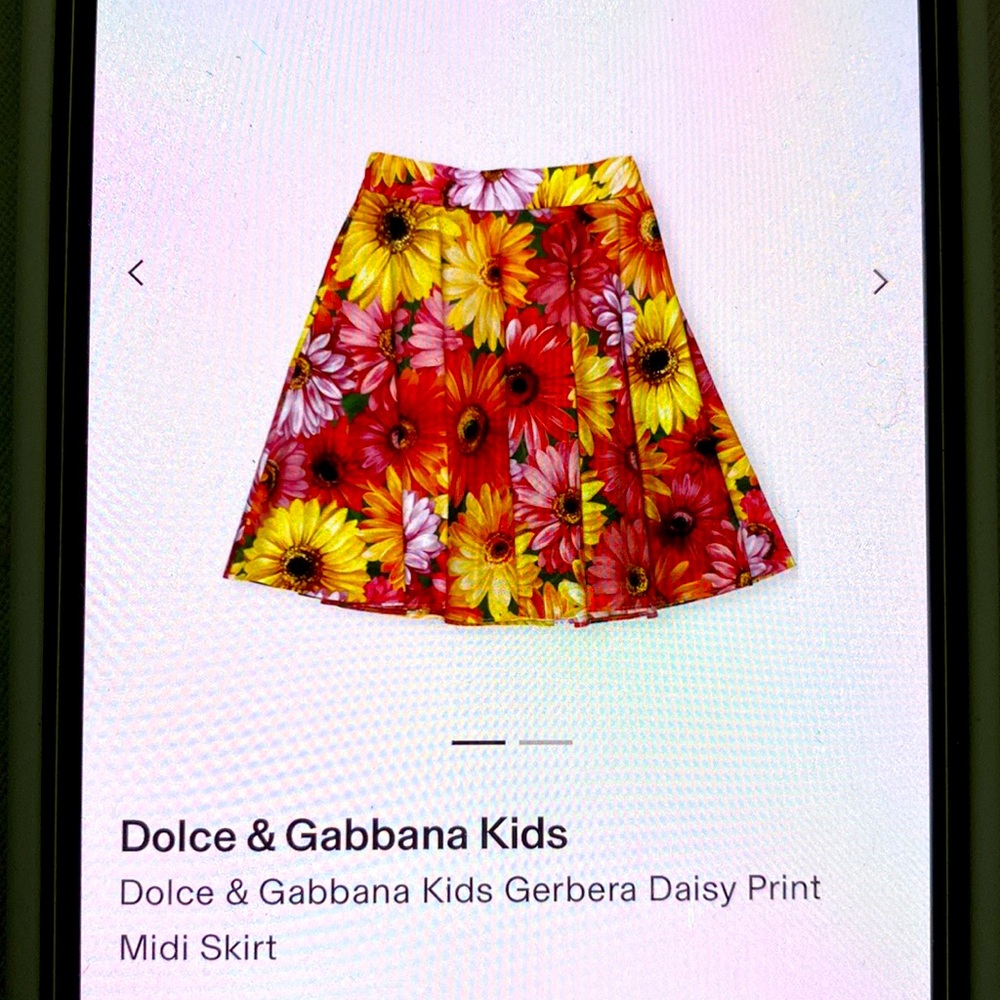 Dolce & Gabbana kids skirt